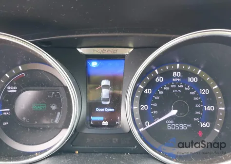 2012 Hyundai Sonata Hybrid из США, поврежденный, VIN KMHEC4A44CA035074